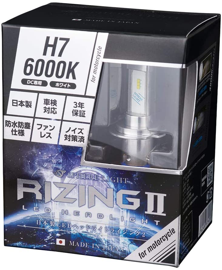 【RIZING2】GSX1300R 隼 ヘッドライトへの交換方法